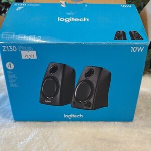 Logitech speakers.